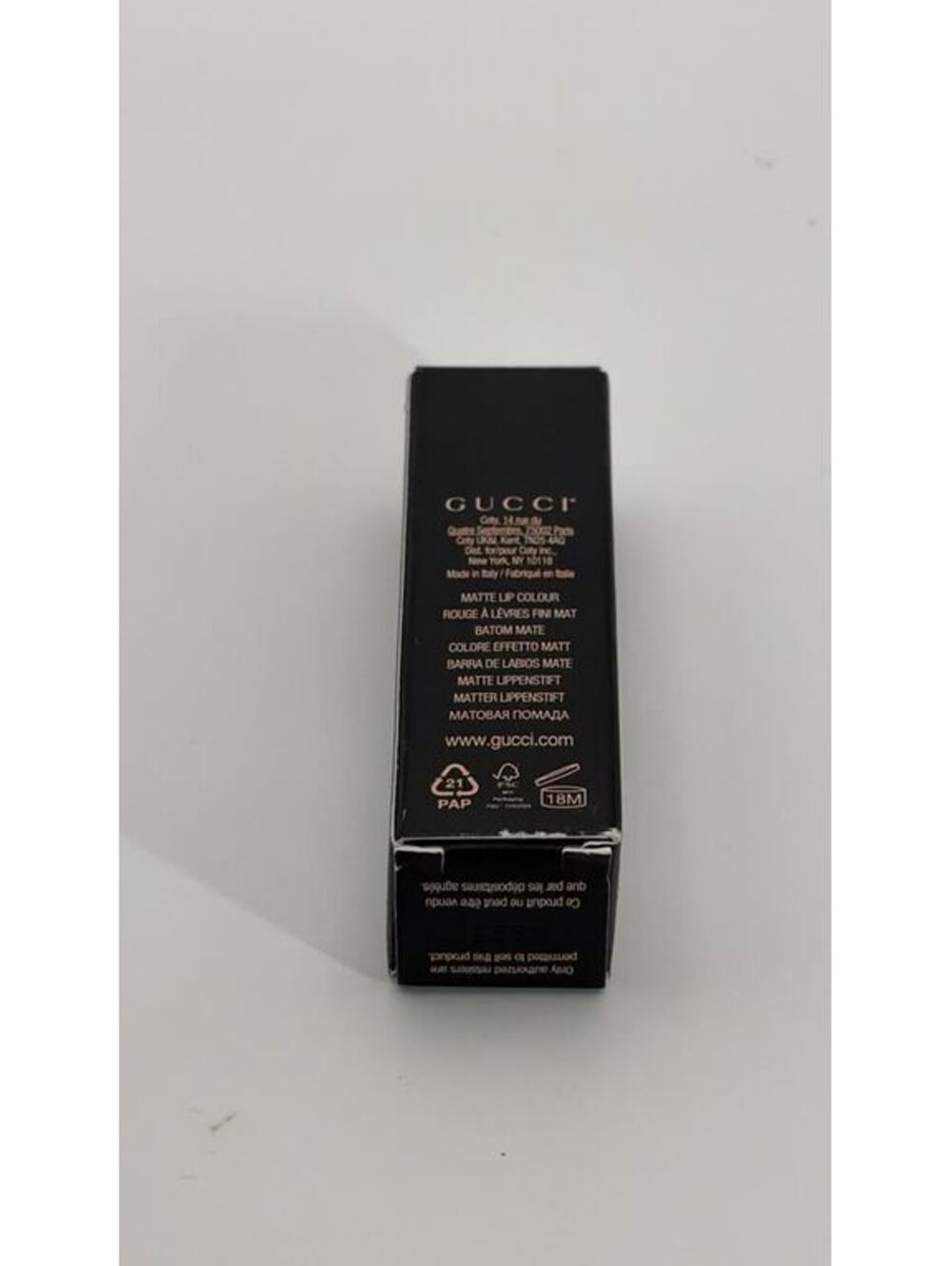 GUCCI ROUGE À LÈVRES MAT VALERIA ROSE LIP COLOR 217 LIPSTICK 3.5G - Picture 2 of 6